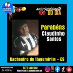 Parabéns, Claudinho Santos!