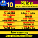 CONFIRA MAIS 10 MOTIVOS PELOS QUAIS VOCÊ DEVE BAIXAR O APP DA RÁDIO PLANETA SAUDADE