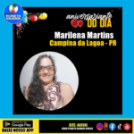Hoje é dia de festa em Campina da Lagoa – PR e também aqui na Rádio Planeta Saudade, porque celebramos o aniversário de uma das ouvintes mais queridas e fiéis da nossa programação.