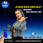 Já ouviu nossa rádio hoje?