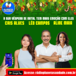Véspera de Natal é na Rádio Planeta Saudade