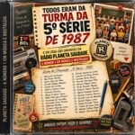 ☀️🎒📼 Em 1987, a maior preocupação dessa turma era não esquecer o caderno das aulas da 5ª série…